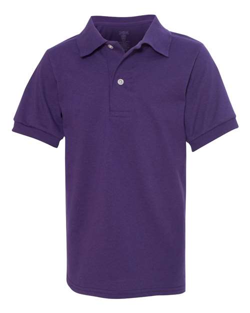 JERZEES Youth Spot Shield 50/50 Polo