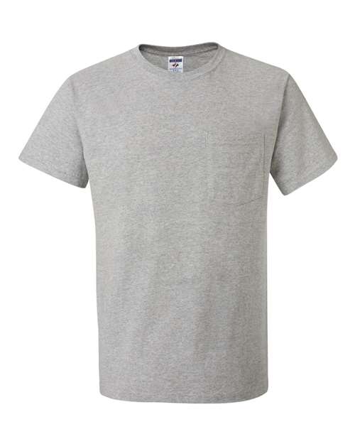 JERZEES Men Dri Power 50/50 Pocket T-Shirt