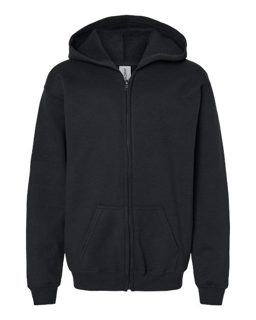 Gildan Youth Heavy Blend Full-Zip Hooded Sweatshirt