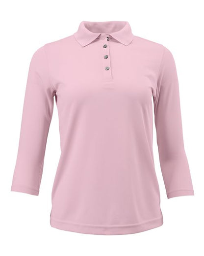 Paragon Women Lady Palm Three-Quarter Sleeve Polo