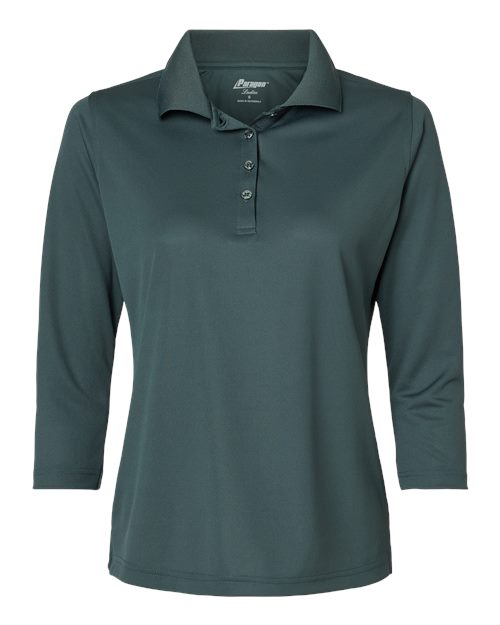 Paragon Women Lady Palm Three-Quarter Sleeve Polo