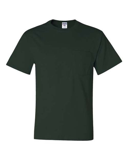 JERZEES Men Dri Power 50/50 Pocket T-Shirt