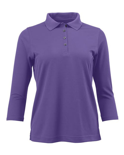 Paragon Women Lady Palm Three-Quarter Sleeve Polo