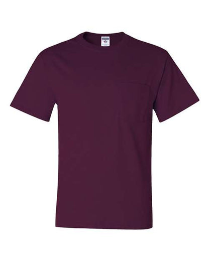 JERZEES Men Dri Power 50/50 Pocket T-Shirt