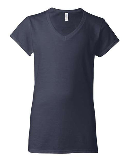 Gildan Women Soft Style V-Neck T-Shirt