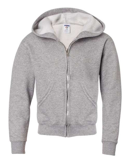 JERZEES Youth NuBlend Full-Zip Hooded Sweatshirt