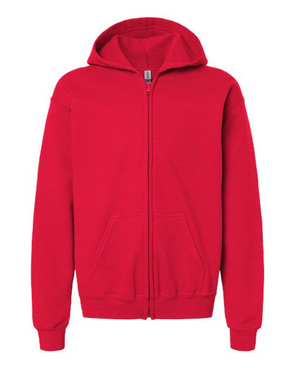 Gildan Youth Heavy Blend Full-Zip Hooded Sweatshirt