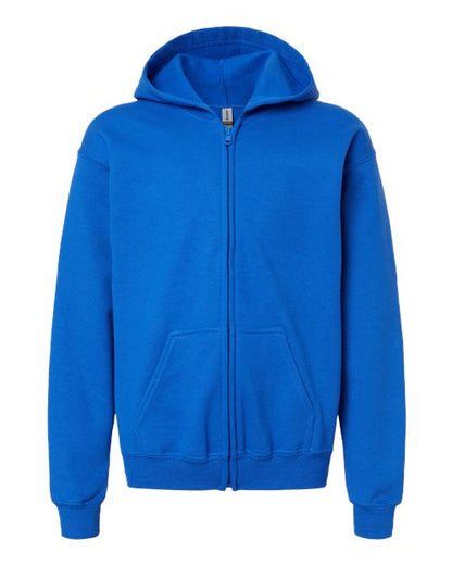 Gildan Youth Heavy Blend Full-Zip Hooded Sweatshirt