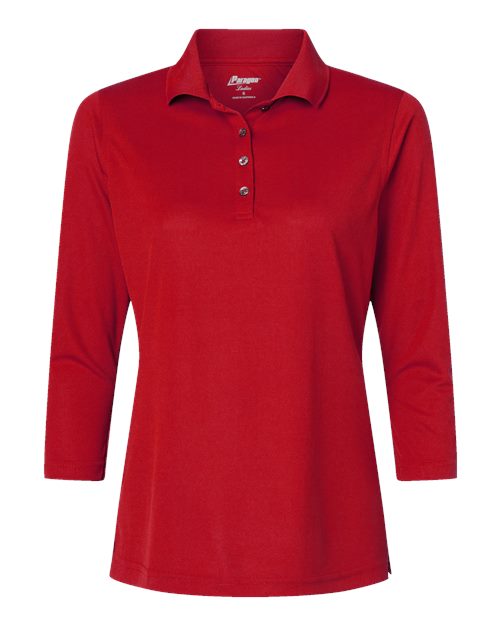 Paragon Women Lady Palm Three-Quarter Sleeve Polo