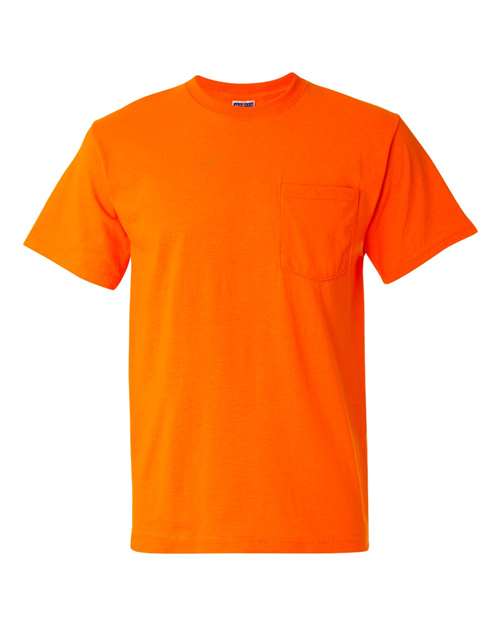 JERZEES Men Dri Power 50/50 Pocket T-Shirt