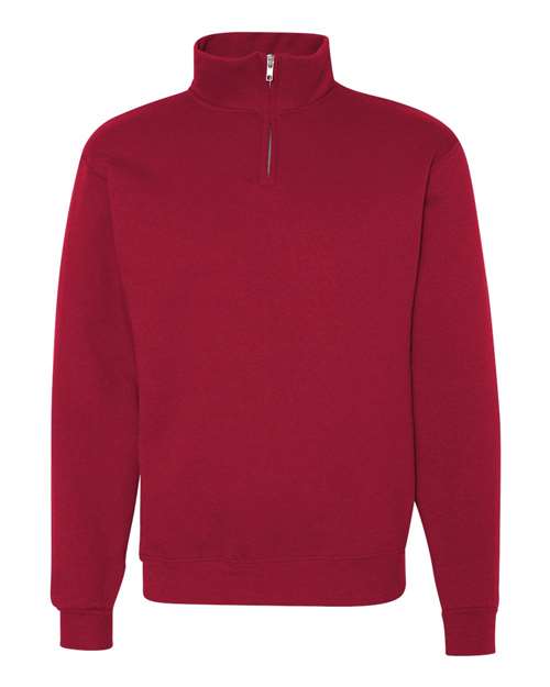 JERZEES Unisex NuBlend Cadet Collar Quarter-Zip Sweatshirt