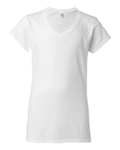 Gildan Women Soft Style V-Neck T-Shirt