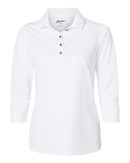 Paragon Women Lady Palm Three-Quarter Sleeve Polo